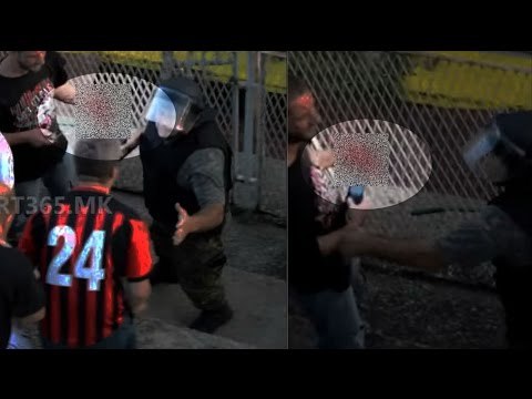 Hombre pierde la mano por culpa de granada de aturdimiento durante una revuelta en partido de futbol