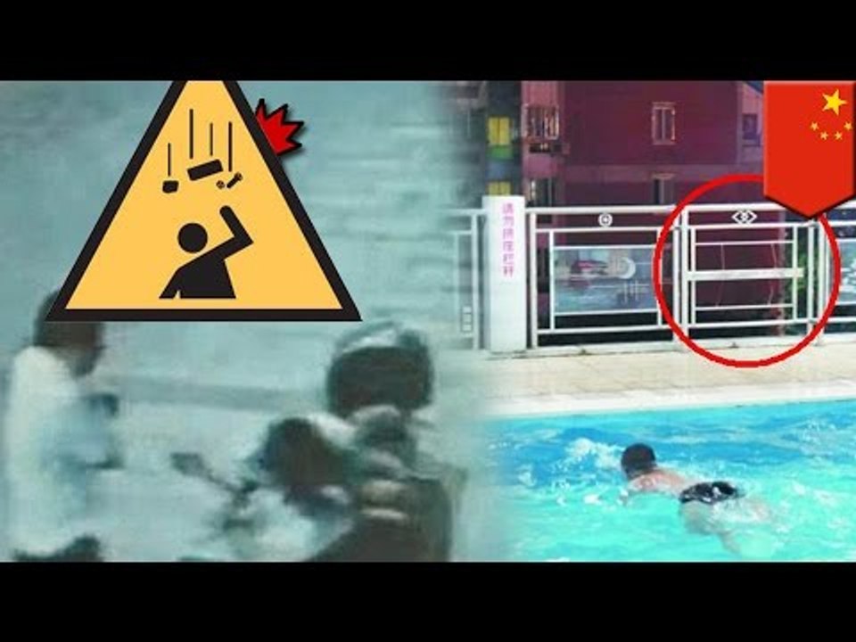 Hombre chino muere cuando un panel de vidrio en un edificio en construcción le cayo encima