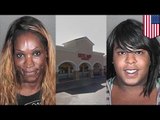 Hombres vestidos como mujeres son atrapados robando formula para bebes en farmacia de Los Ángeles