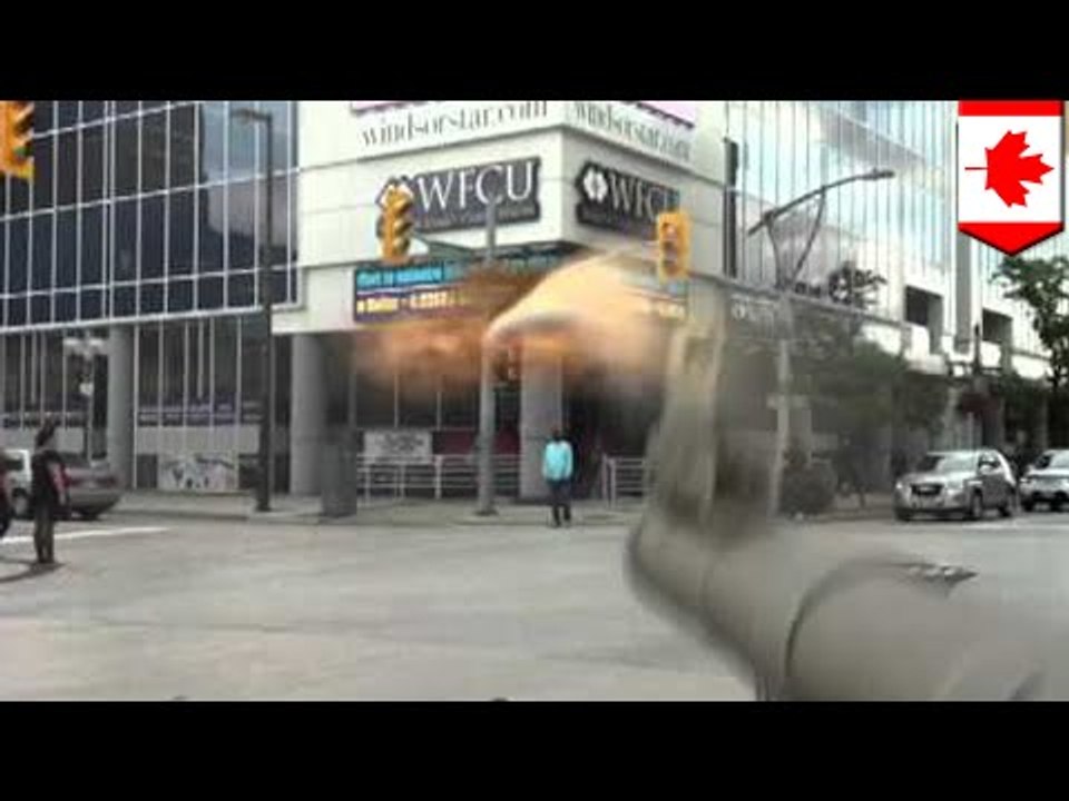 Hombre en líos judiciales por usar app de realidad aumentada para volar sede de policía en Ontario