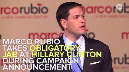 Marco Rubio Takes Obligatory Hillary Swipe At Campaign Announcement