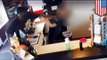 Impactante video de ladrón que golpea a mujer embarazada en una tienda de celulares