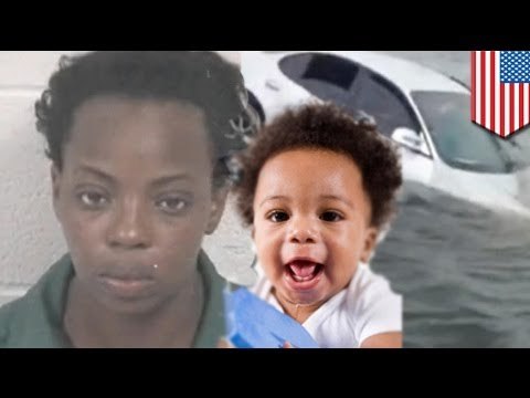 Valientes jóvenes rescatan a bebe cuando su madre ebria termino con su auto en un lago