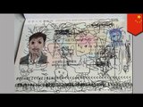 Hombre chino esta atrapado en Corea después que su hijo dibujara en su pasaporte