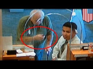 Abuelo sinvergüenza: Hombre de 77 años roba banco en la Florida