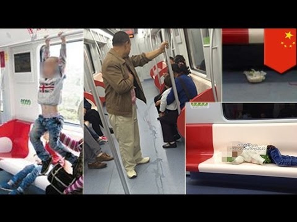 Pasajeros de un nuevo metro en China se sienten literalmente en casa