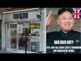 Inglaterra, corte de pelo estilo líder Nor Coreano Kim Jong Un
