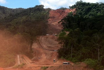 Vast iron mine carved out of Brazil's forest