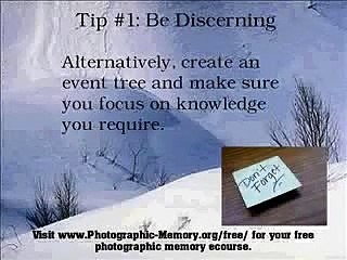 Great Tips to Develop a Photographic Memory