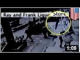 VIDEO: Un ouvrier perd le contrôle de sa scie circulaire en pleine rue