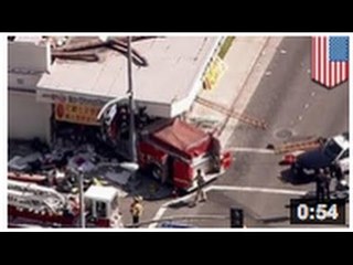 Deux camions de pompiers rentrent en collision: 15 blessés