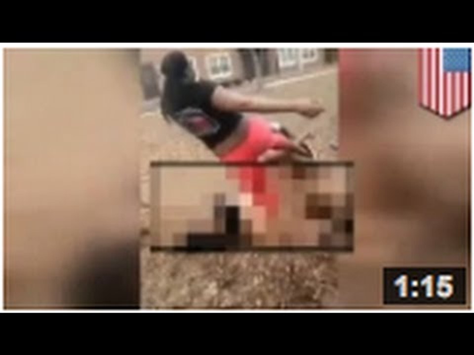 Attaque de rue publié sur Facebook