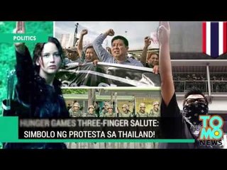 Thai students, na-detain para sa "Hunger Games" three-finger salute!