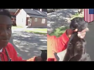VIDEO: Teenager, kinunan ang sariling inaabuso ang isang pusa!