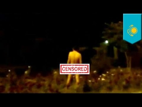 VIDEO: Lasing at hubad na lalake, binaril ng BB gun sa puwit sa Kazakhstan!
