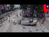 VIDEO: Drone camera, pinapakita ang resulta ng gas explosion sa Kaohsiung, Taiwan!