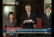 Pedro Cateriano recibirá voto de confianza de Somos Perú