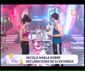 Angie Arizaga responde a ex de Nicola: "Mi relación fue cierta"