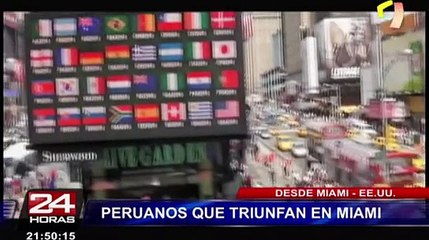 Desde EEUU: estos son los peruanos que triunfan en Miami
