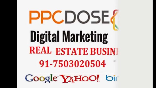 +91-7503020504 @ Real Estate Pay-Per-Click (PPC) Campaign Noida