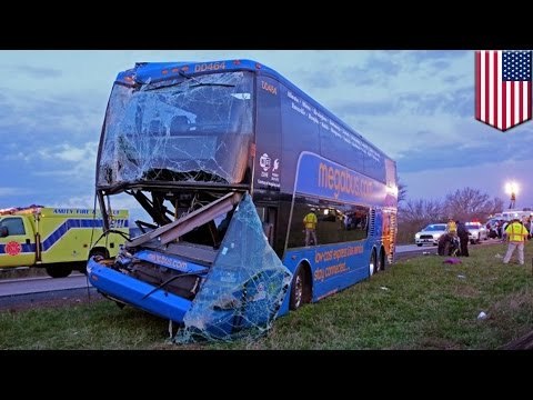 Megabus crashes in Indiana on Interstate 65, injuring 19 people