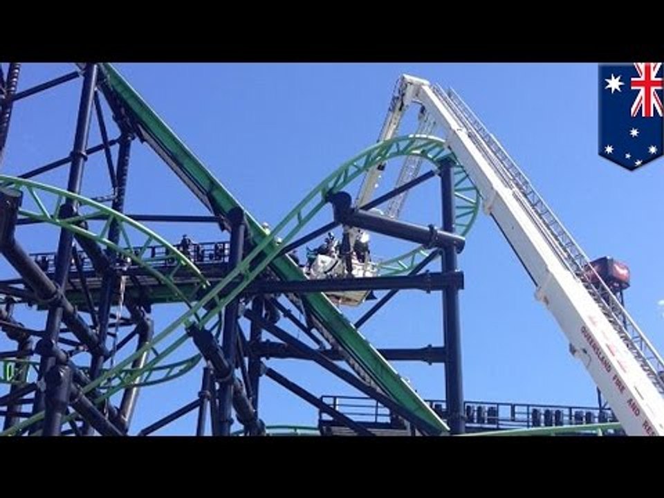 Roller coaster accident: Wheel comes loose mid-ride, trapping 14 people at Warner Bros., Australia