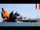 Iran's republican guard blows up replica U.S. carrier in 'Great Prophet 9' military drills