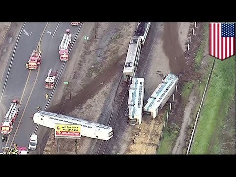 California train crash: 28 injured when Metrolink train hits truck on railroad crossing