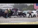 Bruce Jenner Crash: fatal 4-car pile-up leaves one woman dead, seven injured