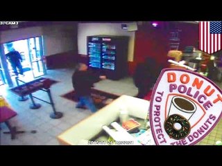 Philadelphia cops nab robber in a donut shop