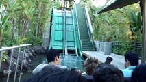 Jurassic Park River Adventure on-ride POV Hollywood