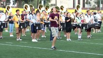 New U of M drum major leads the way into TCF Bank Stadium