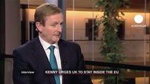 euronews interview - Irish PM warns UK that EU exit would be 'catastrophic'