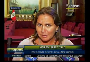 Nadine Heredia: Aún no hay fecha para citarla a comisión Belaunde Lossio