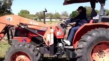Mowing with Matt's Kubota Tractor