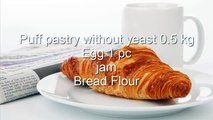 How to cook croissants with jam - homemade pastries, video recipe