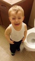 This boy says goodbye sadly your goldfish
