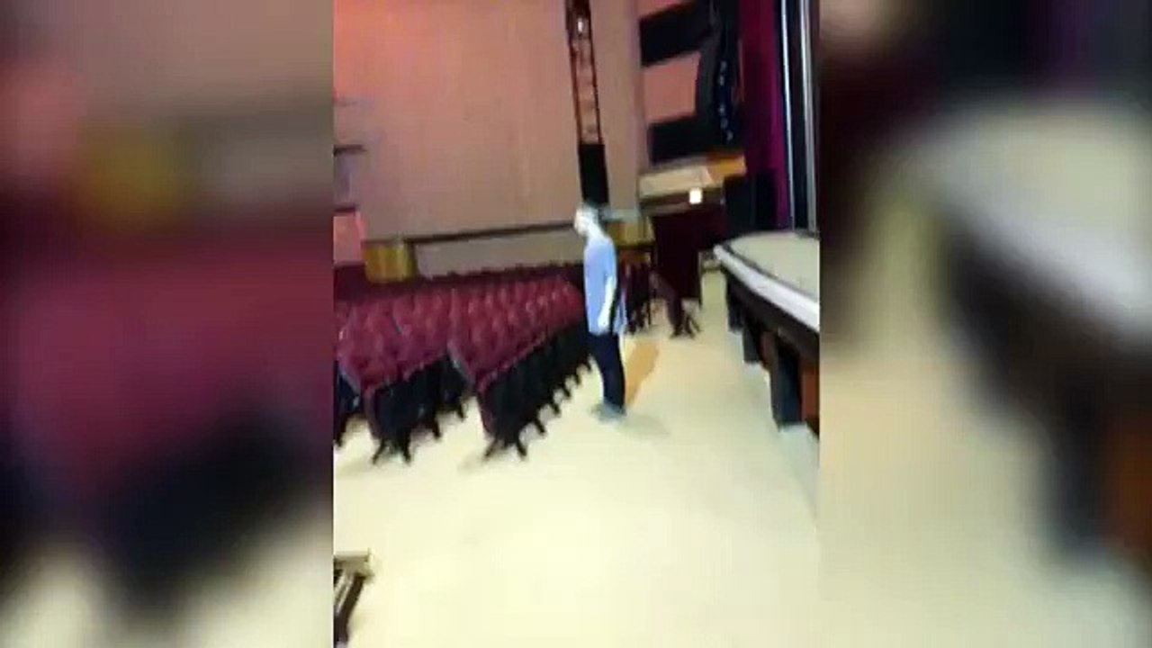 Overturned all the chairs