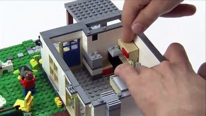 LEGO® Creator Designer Tips -- Hillside House with furniture