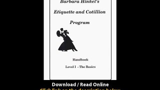 Download Etiquette and Basic Ballroom Dance for PreTeens and Young Adults By Ba