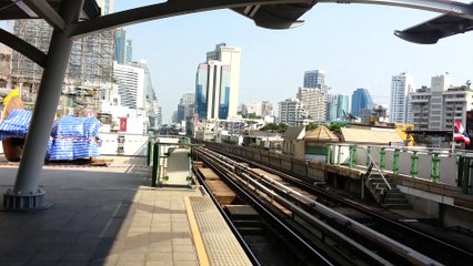 This is what a Bangkok SkyTrain looks like! known as the BTS