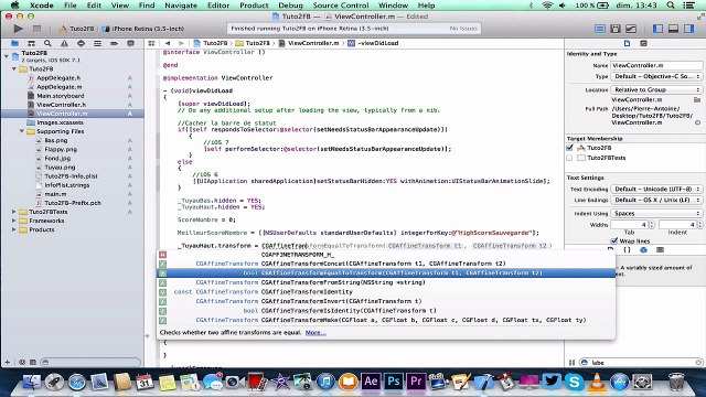 Comment créer une app pour iPhone ? - Episode 8 : Créer le jeu Flappy Bird [FR]