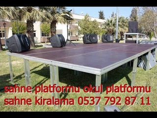 Okul Platformu Kiralama Sahne Platformu Kiralama Kiralık Sahen Platformu Okullara Sahen Kiralama Podyum Kiralama Kiralık