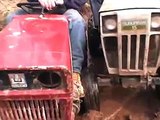 Romping tractors in deep mud/swamp/creek!
