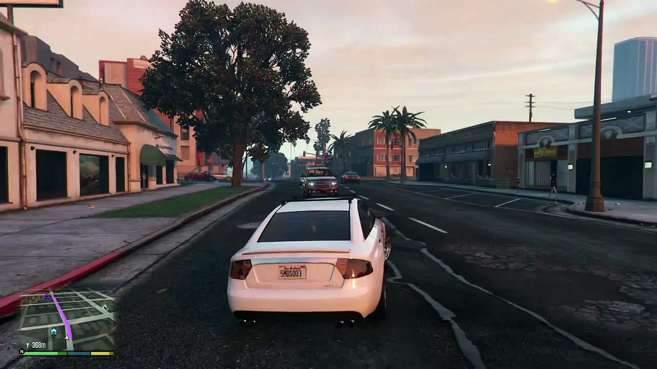GTA V - Acidente de moto com npc