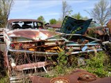 Huge Classic Car Junkyard - Wrecked Vintage Muscle Cars