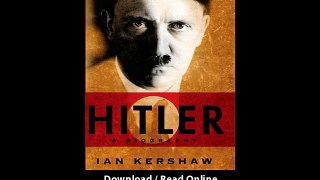 Download Hitler A Biography By Ian Kershaw PDF