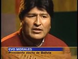 Evo Morales vs. jorge ramos - el BABOSO de univision sigue y sigue!!
