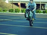 pocket bike stunts