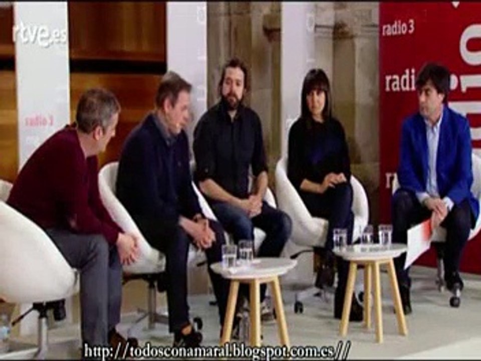 Amaral en las charlas de Radio 3 sobre música y revolución digital. Jornadas "Cultura15" 10/04/15